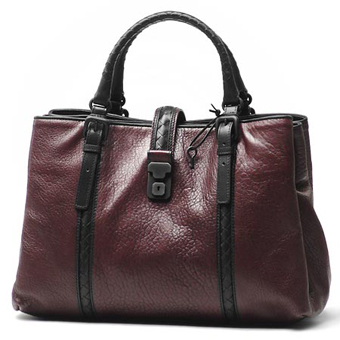 BOTTEGA VENETA ボッテガヴェネタ スーパーコピー レザー ハンドバッグ 261351 vq290 6121 ボルドー レディース